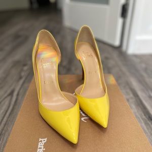 Yellow so Kaye louboutins